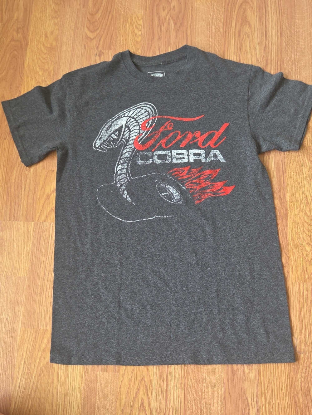 Ford Cobra Men's S Tshirt Graphic Logo Snake Cars USA Classic Retro